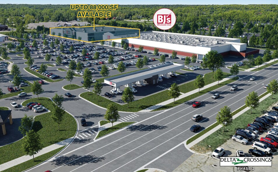 Delta Crossing- Big Box, Lansing, MI à louer - Photo de l’immeuble – Image 1 sur 8