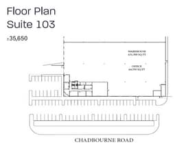 801 Chadbourne Rd, Fairfield, CA à louer Plan d’étage– Image 2 sur 2