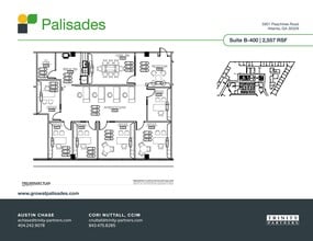 5901 Peachtree Dunwoody Rd NE, Atlanta, GA à louer Plan de site– Image 2 sur 2