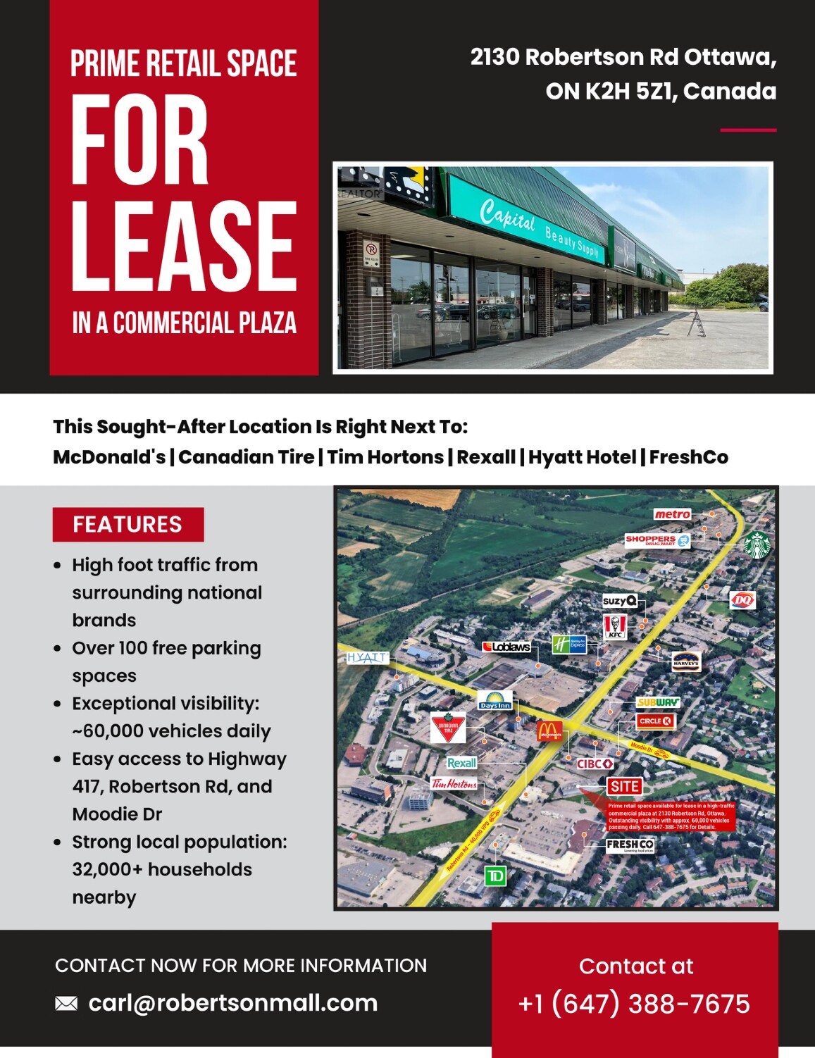 2130 Robertson Rd, Ottawa, ON à louer Autre– Image 1 sur 2