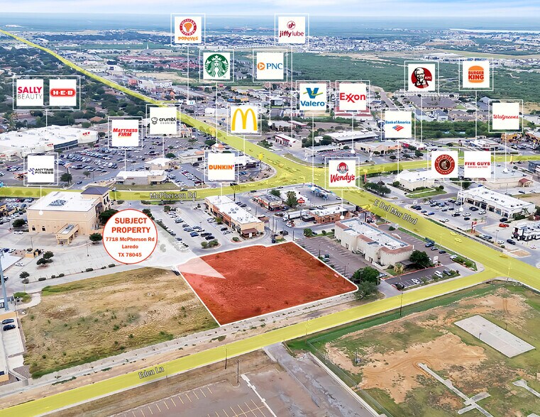 7718 McPherson Rd, Laredo, TX à vendre - Photo de l’immeuble – Image 1 sur 21