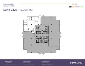 6 Concourse Pky NE, Atlanta, GA à louer Plan d’étage– Image 1 sur 1