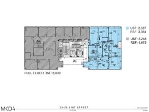 23-25 31st St, Astoria, NY à louer Plan d’étage– Image 1 sur 1