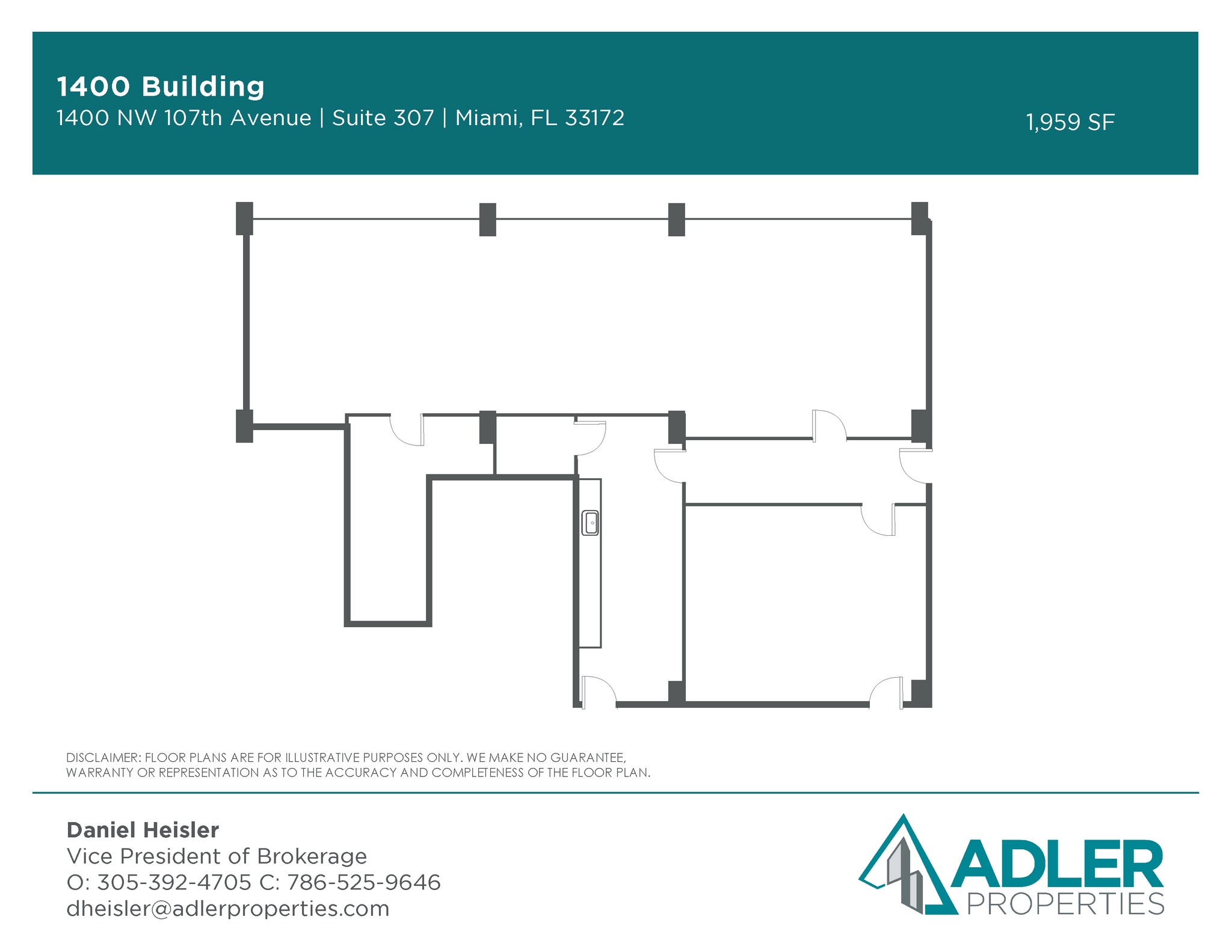 1400 NW 107th Ave, Miami, FL à vendre Plan d’étage– Image 1 sur 17