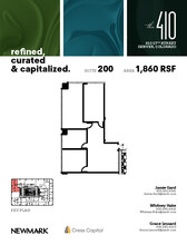 410 17th St, Denver, CO à louer Plan d’étage– Image 1 sur 1