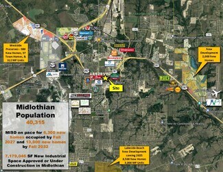 Plus de détails pour 2021 S 14th St, Midlothian, TX - Bureau à vendre