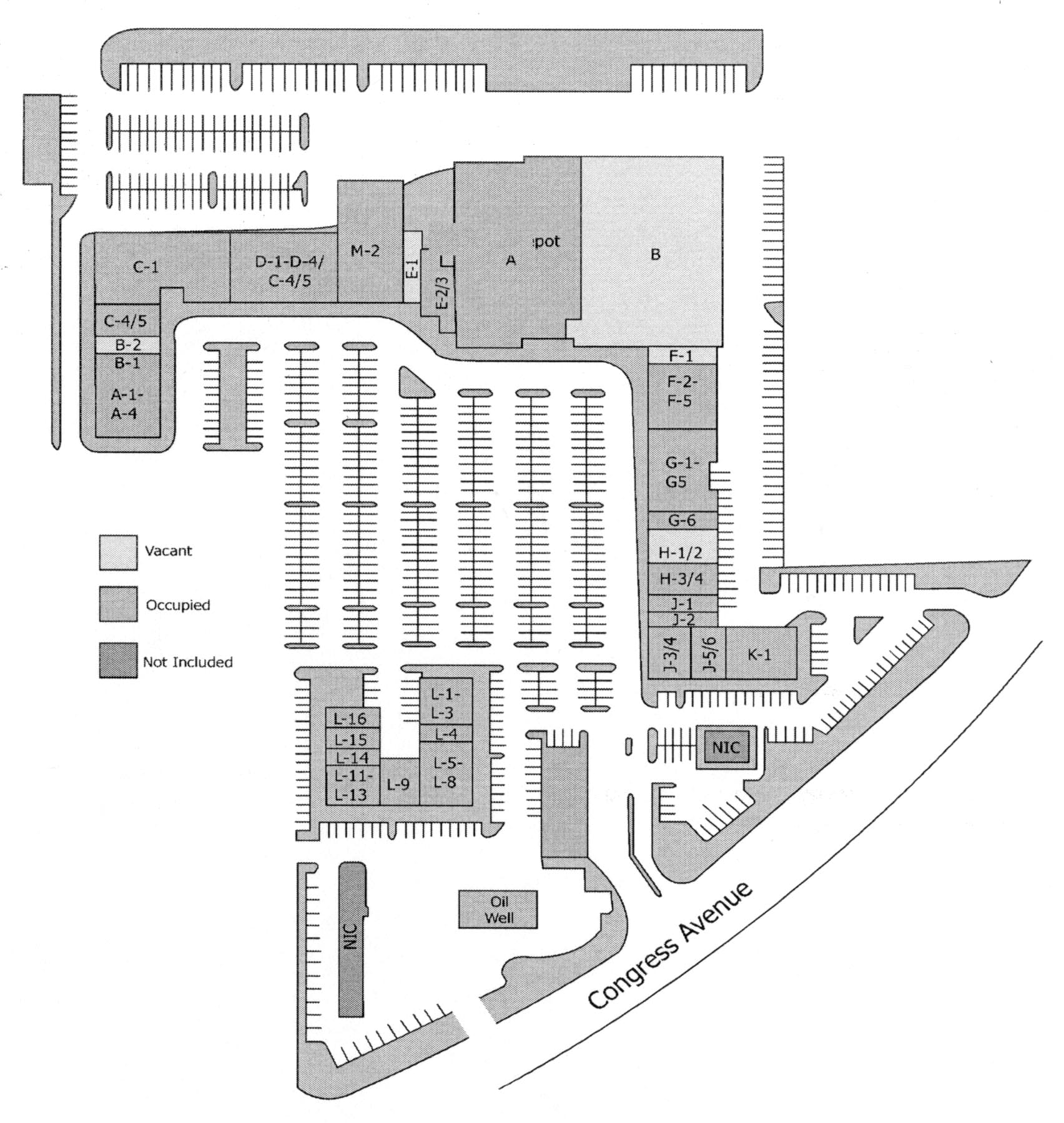 6186-6288 S Congress Ave, Lantana, FL à louer Plan de site– Image 1 sur 2