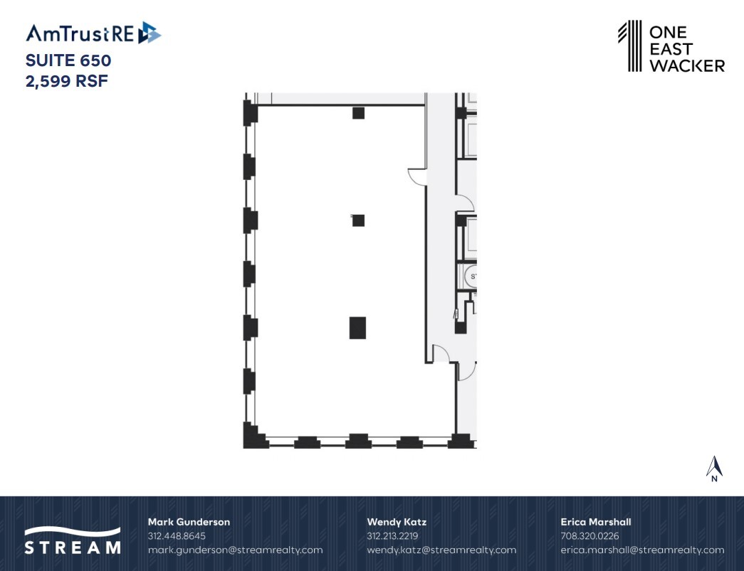 1 E Wacker Dr, Chicago, IL à louer Plan d’étage– Image 1 sur 1