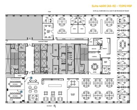 555 S Flower St, Los Angeles, CA à louer Plan d’étage– Image 2 sur 2