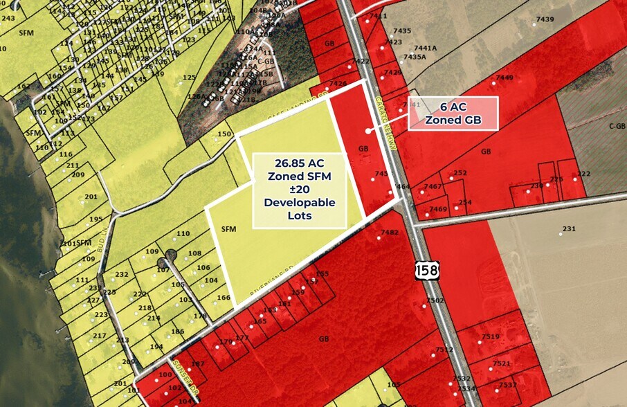 7458 Caratoke Hwy, Jarvisburg, NC à vendre - Photo de l’immeuble – Image 2 sur 4