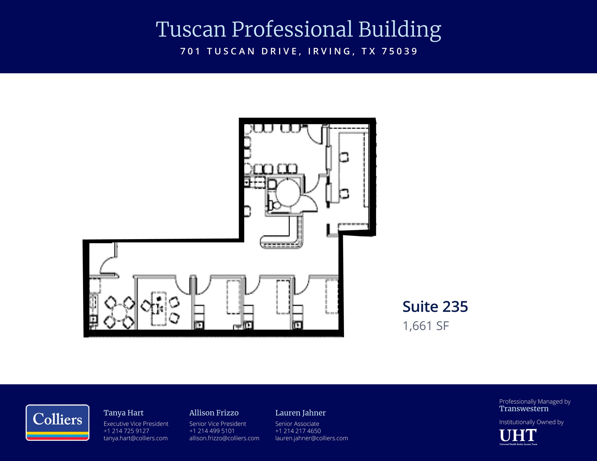 701 Tuscan Dr, Irving, TX à louer Plan d’étage– Image 1 sur 1