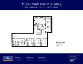 701 Tuscan Dr, Irving, TX à louer Plan d’étage– Image 1 sur 1