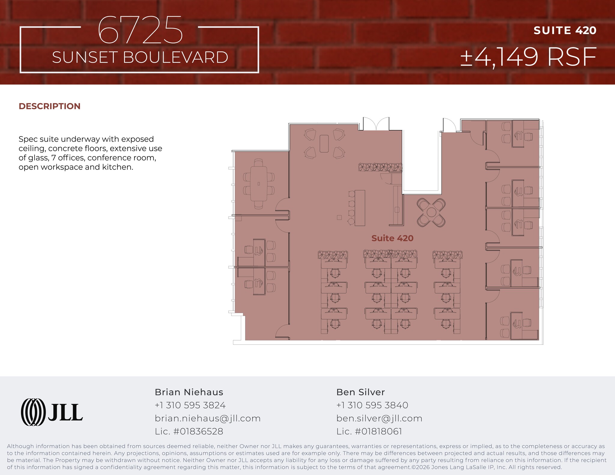 6725 W Sunset Blvd, Los Angeles, CA à louer Plan de site– Image 1 sur 1