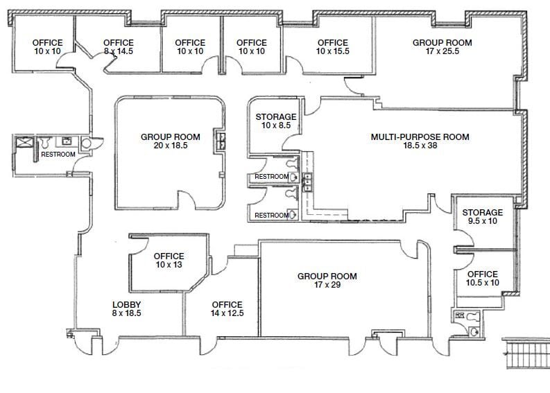 4616 N 51st Ave, Phoenix, AZ à vendre Plan d’étage– Image 1 sur 2