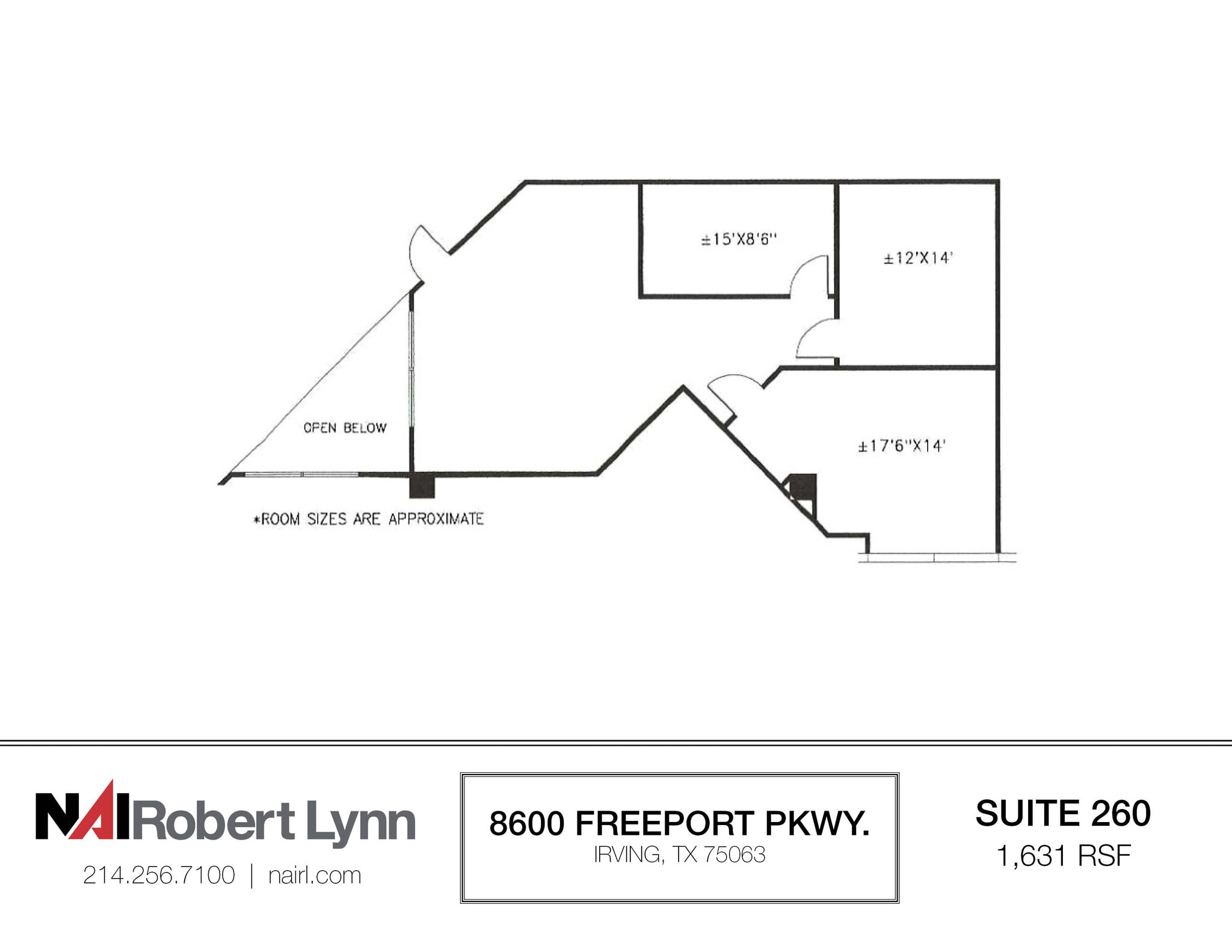 8600 Freeport Pky, Irving, TX à louer Plan d’étage– Image 1 sur 1