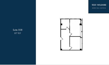 9301 Wilshire Blvd, Beverly Hills, CA à louer Plan d’étage– Image 1 sur 1
