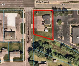 1800 S Alpine Ave, Sioux Falls, SD - VUE AÉRIENNE vue de carte