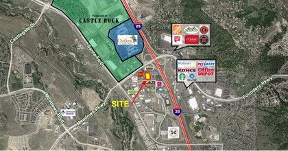 658 Genoa Way, Castle Rock, CO - Vue aérienne vue de carte - Image1