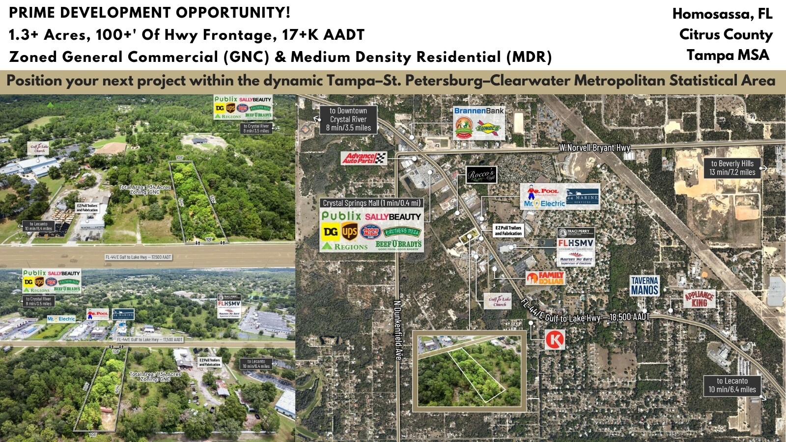 6574 W Gulf To Lake Hwy, Crystal River, FL à vendre Photo de l’immeuble– Image 1 sur 13