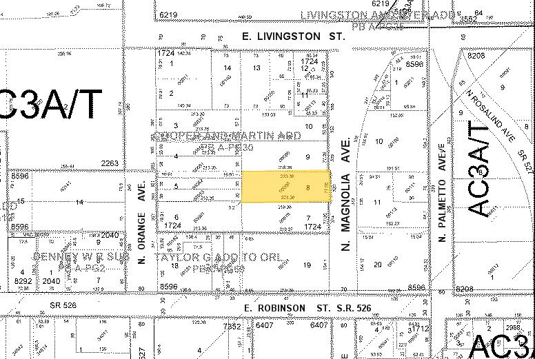 320 N Magnolia Ave, Orlando, FL à louer - Plan cadastral – Image 2 sur 4