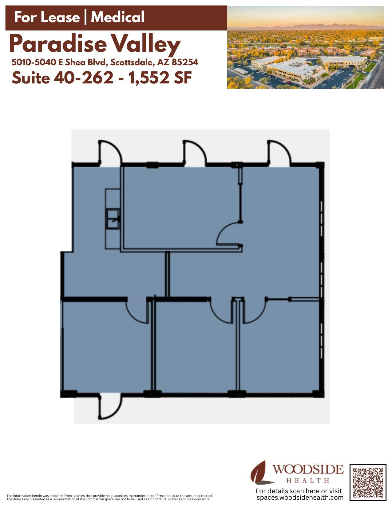 5010 E Shea Blvd, Scottsdale, AZ à louer Plan d’étage– Image 1 sur 1
