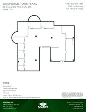 30 Corporate Park, Irvine, CA à louer Plan d’étage– Image 1 sur 1