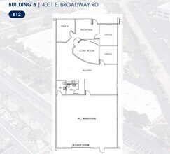 4013 E Broadway Rd, Phoenix, AZ à louer Plan d’étage– Image 1 sur 1