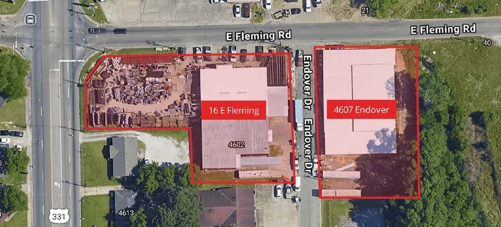 4607 Endover Dr, Montgomery, AL à vendre - Aérien – Image 2 sur 2