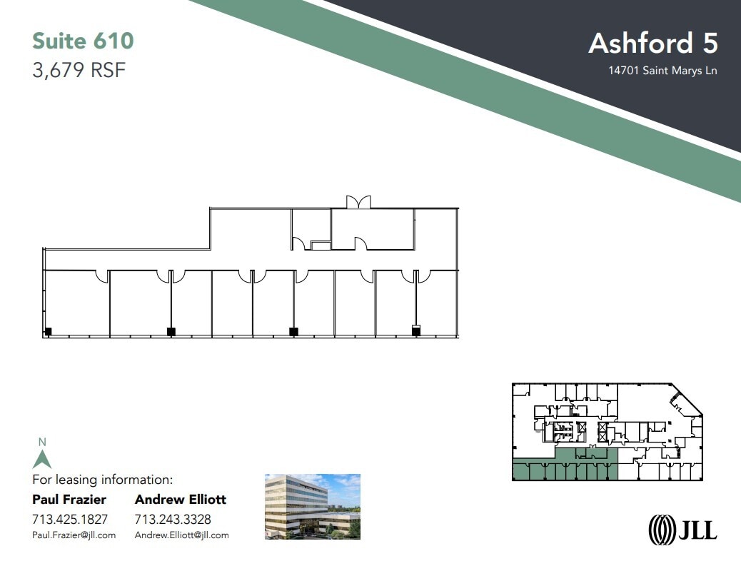 14701 St. Marys Ln, Houston, TX à louer Plan d’étage– Image 1 sur 1