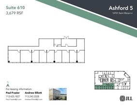 14701 St. Marys Ln, Houston, TX à louer Plan d’étage– Image 1 sur 1