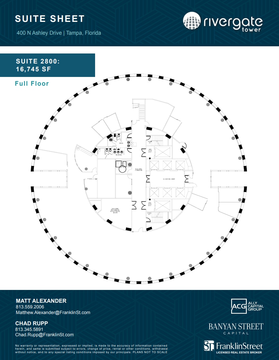 400 N Ashley Dr, Tampa, FL à louer Plan d’étage– Image 1 sur 1