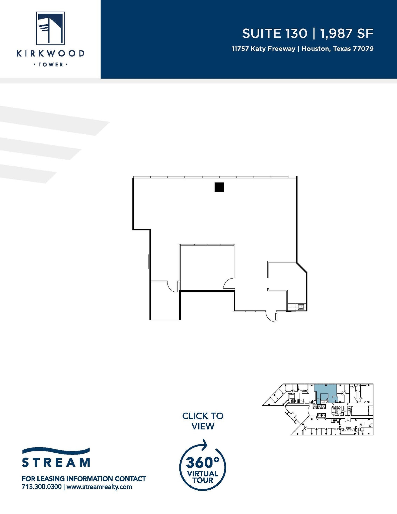 11757 Katy Fwy, Houston, TX à louer Plan d’étage– Image 1 sur 1