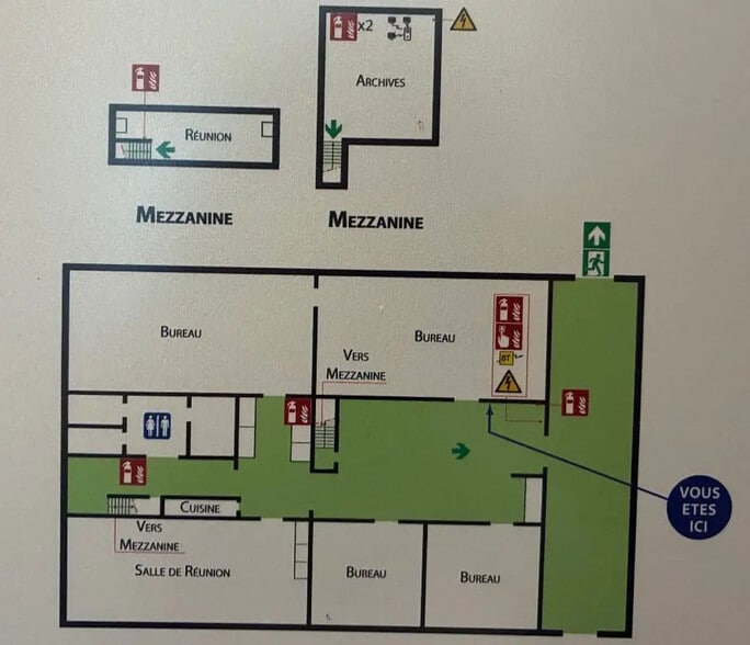 Bureau dans Lyon à louer - Plan d’étage – Image 3 sur 3