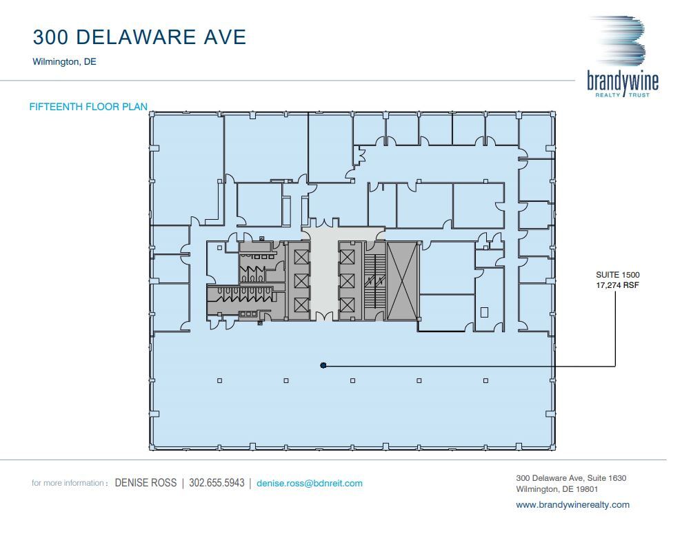 300 Delaware Ave, Wilmington, DE à louer Plan d’étage– Image 1 sur 1