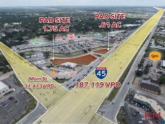 Plus de détails pour W Main St & Gulf Fwy S, League City, TX - Terrain à louer