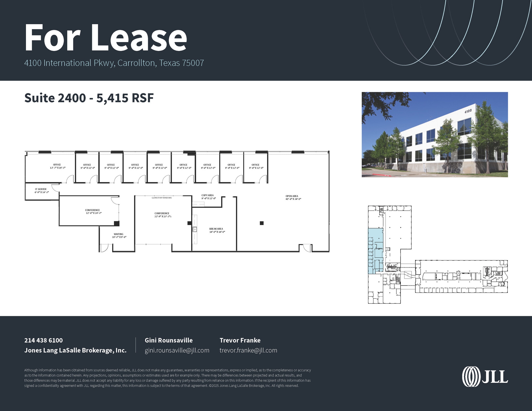 6100 W Plano Pky, Plano, TX à louer Plan d’étage– Image 1 sur 1
