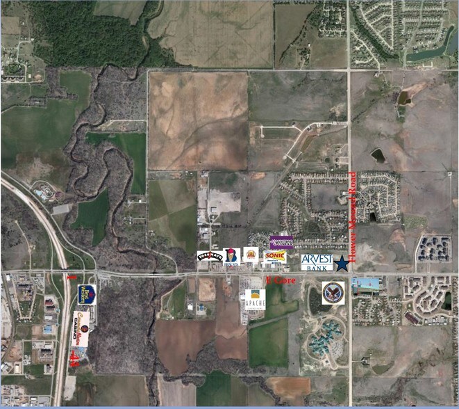 NWC Flowermound & E Gore Blvd, Lawton, OK à vendre - Aérien – Image 2 sur 3