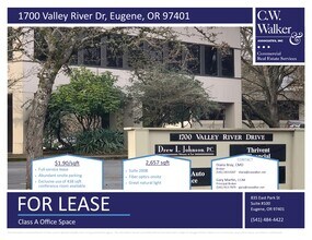 1700 Valley River Dr, Eugene, OR à louer Photo de l’immeuble– Image 1 sur 1