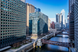 10 S Riverside Plz, Chicago, IL - VUE AÉRIENNE  vue de carte