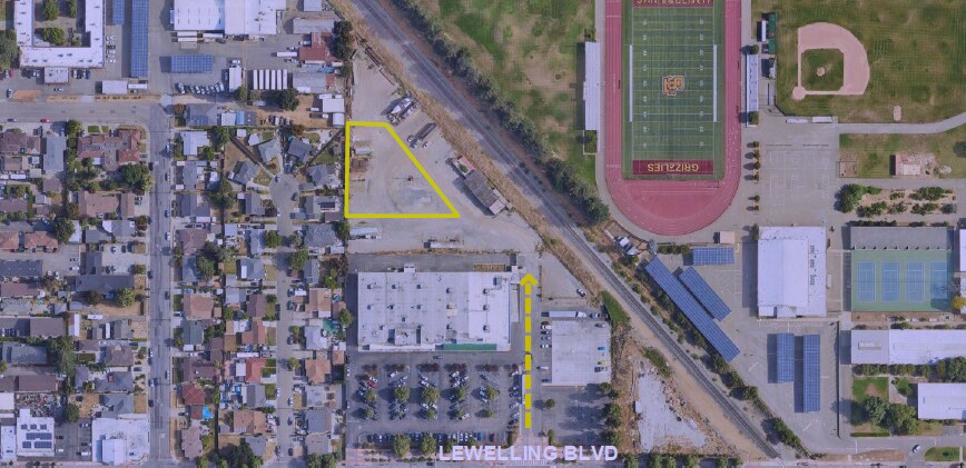 165 E Lewelling Blvd, San Lorenzo, CA à louer - Plan de site – Image 1 sur 1