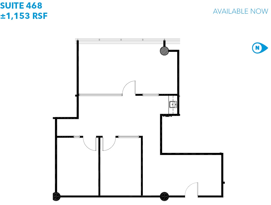 455 Sherman St, Denver, CO à louer Plan d’étage– Image 1 sur 1