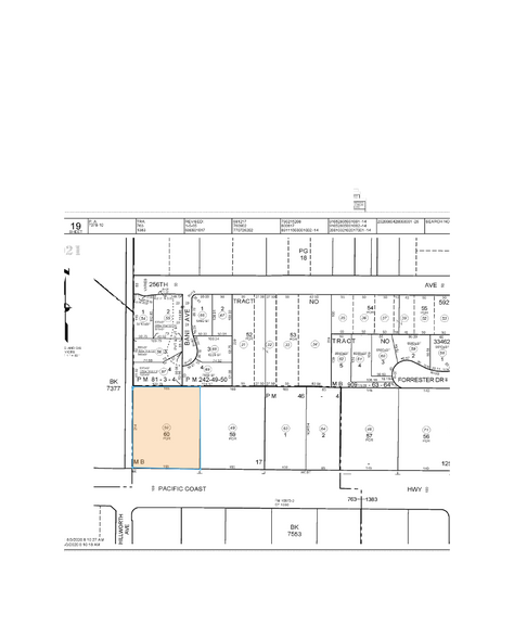 2475 Pacific Coast Hwy, Lomita, CA à louer - Plan cadastral – Image 3 sur 3