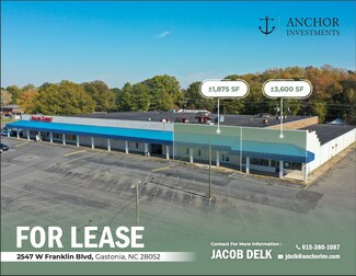 Plus de détails pour 2500 W Franklin Blvd, Gastonia, NC - Local commercial à louer