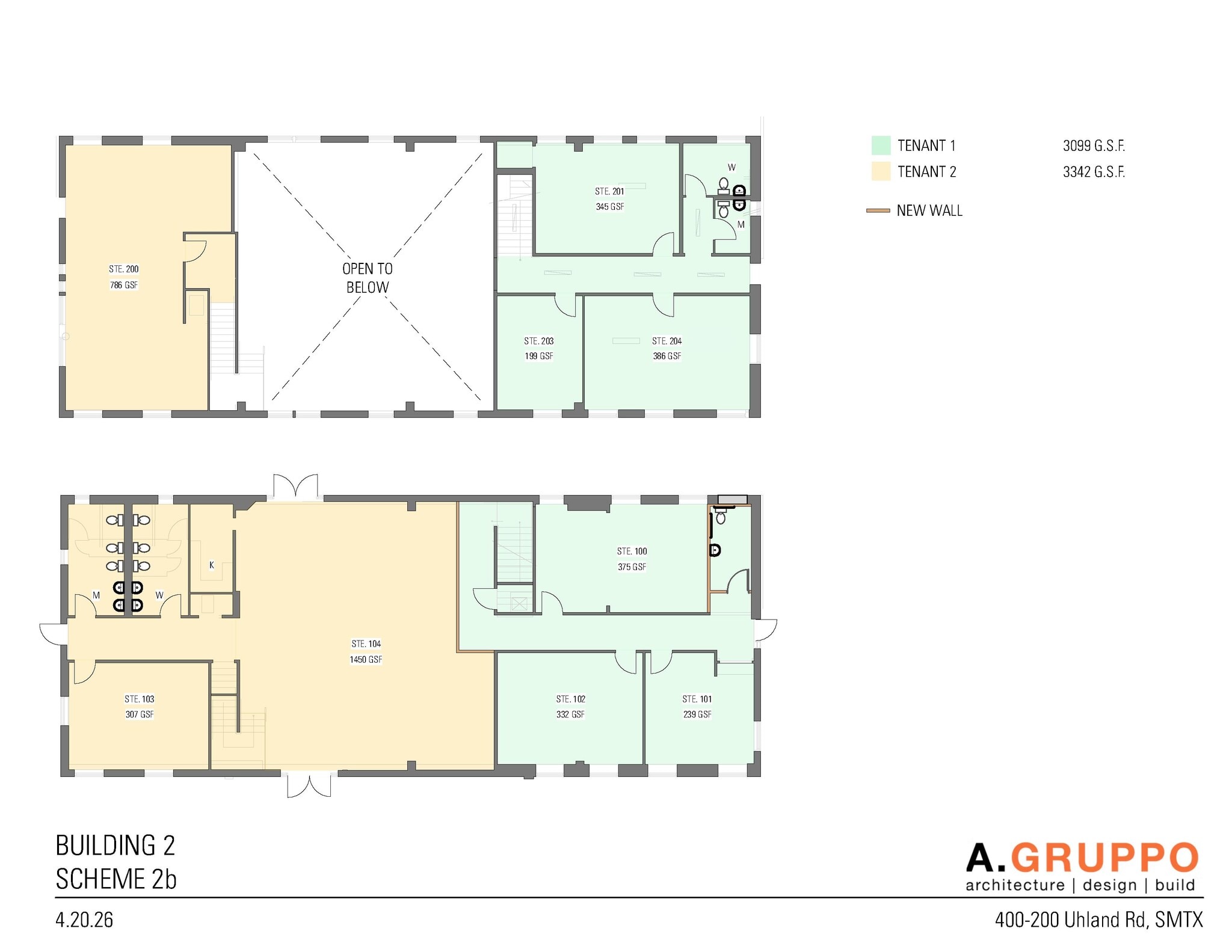 400 Uhland Rd, San Marcos, TX à louer Plan d’étage– Image 1 sur 15