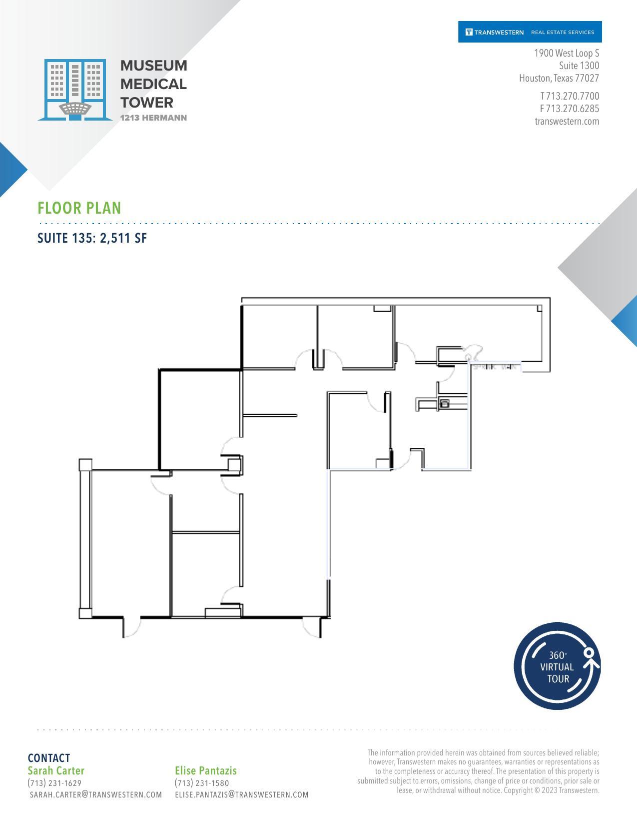 1213 Hermann Dr, Houston, TX à louer Plan d’étage– Image 1 sur 2