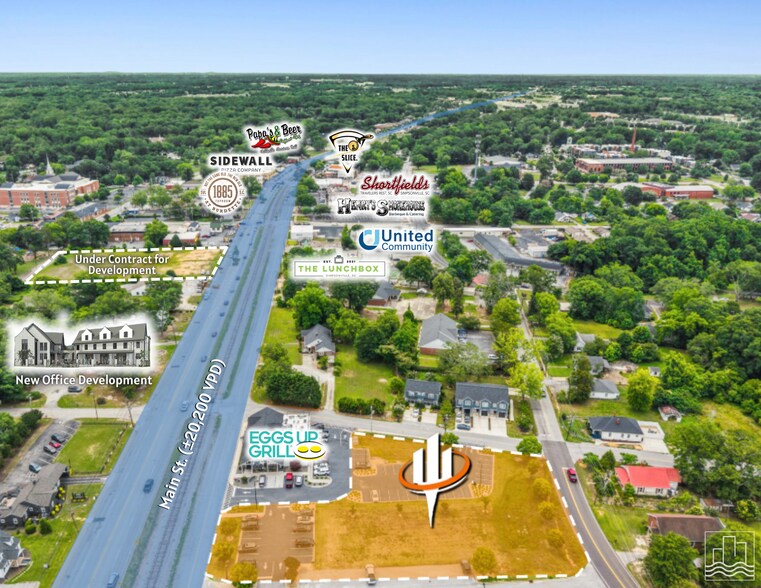 305 N Main St, Simpsonville, SC à louer - Photo de l’immeuble – Image 2 sur 11