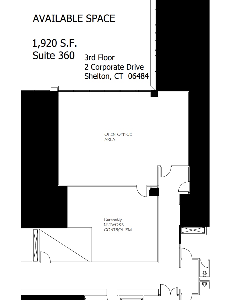2 Corporate Dr, Shelton, CT à louer Plan d’étage– Image 1 sur 1