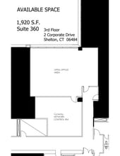 2 Corporate Dr, Shelton, CT à louer Plan d’étage– Image 1 sur 1