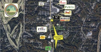 4161 Roswell Rd NE, Atlanta, GA - VUE AÉRIENNE  vue de carte