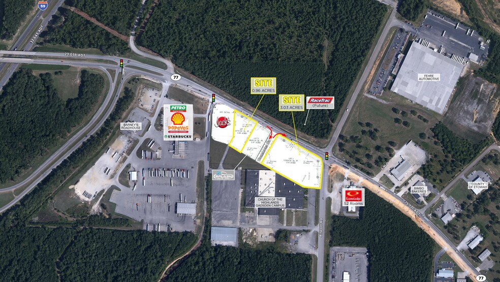 1708 W Grand Ave, Gadsden, AL à louer - Aérien – Image 2 sur 3